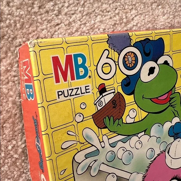 VINTAGE Muppet Babies nostalgic 1980s 60 piece puzzle Kermit Gonzo Fozzy Animal - Picture 4 of 17